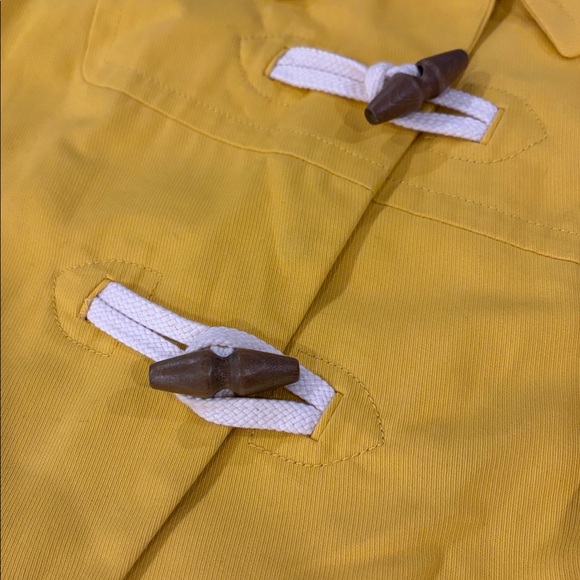 GAP Preppy Yellow Fisherman’s Peacoat Jacket Size Small - Picture 4 of 9